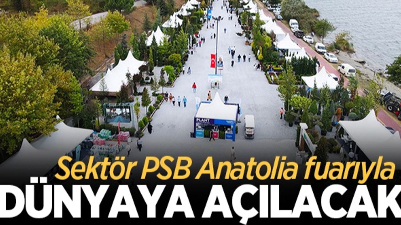 Sektör PSB Anatolia fuarıyla dünyaya açılacak