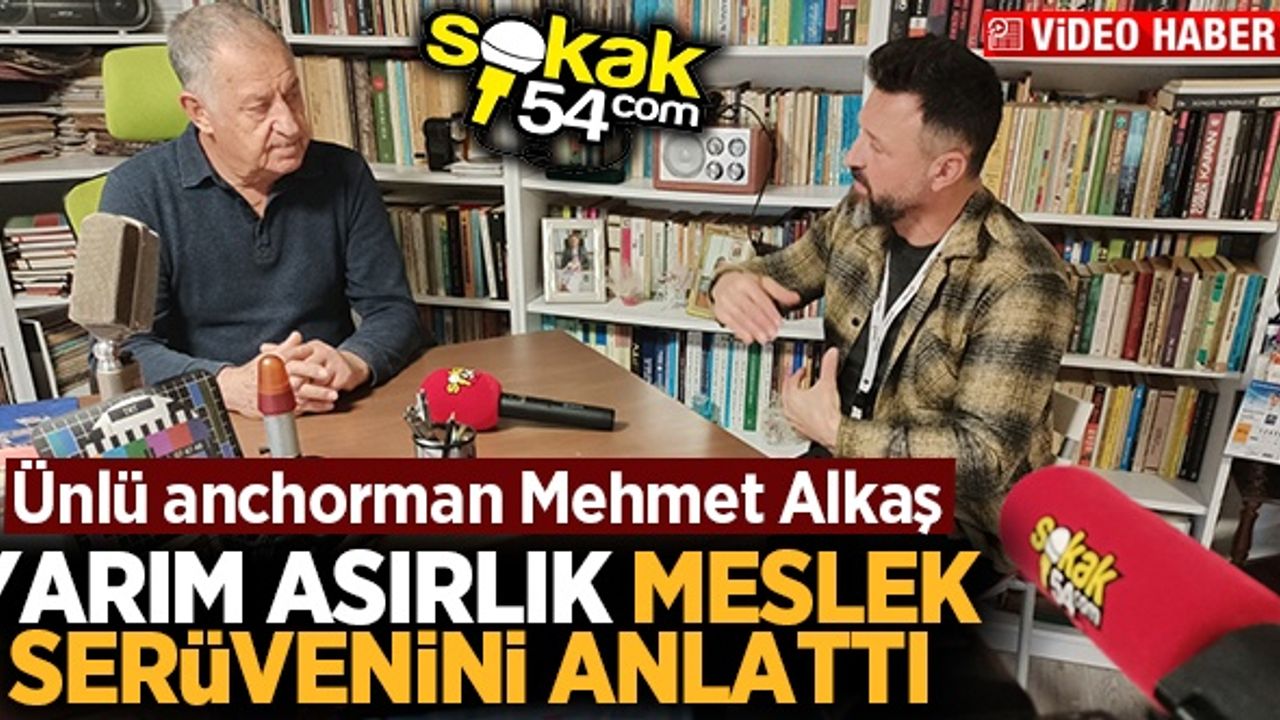 Ünlü anchorman Mehmet Alkaş, 17 yıl sonra kamera karşısına geçti