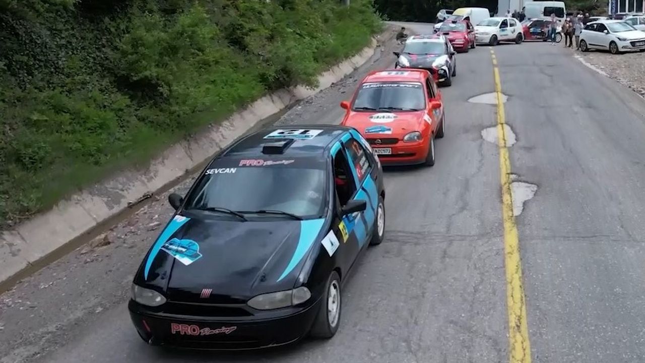 Türkiye Tırmanma Şampiyonası'nda arabalarıyla boy gösterdiler