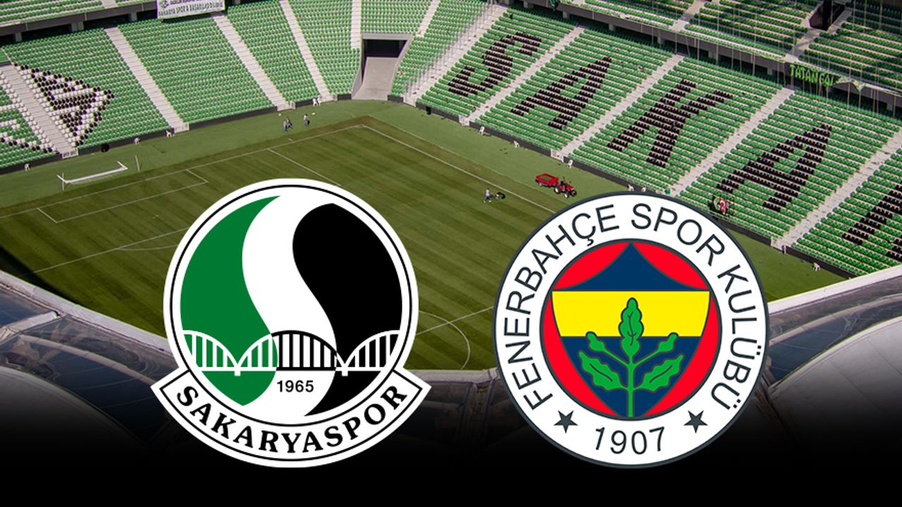 Sakaryaspor, Fenerbahçe ile sahaya çıkıyor