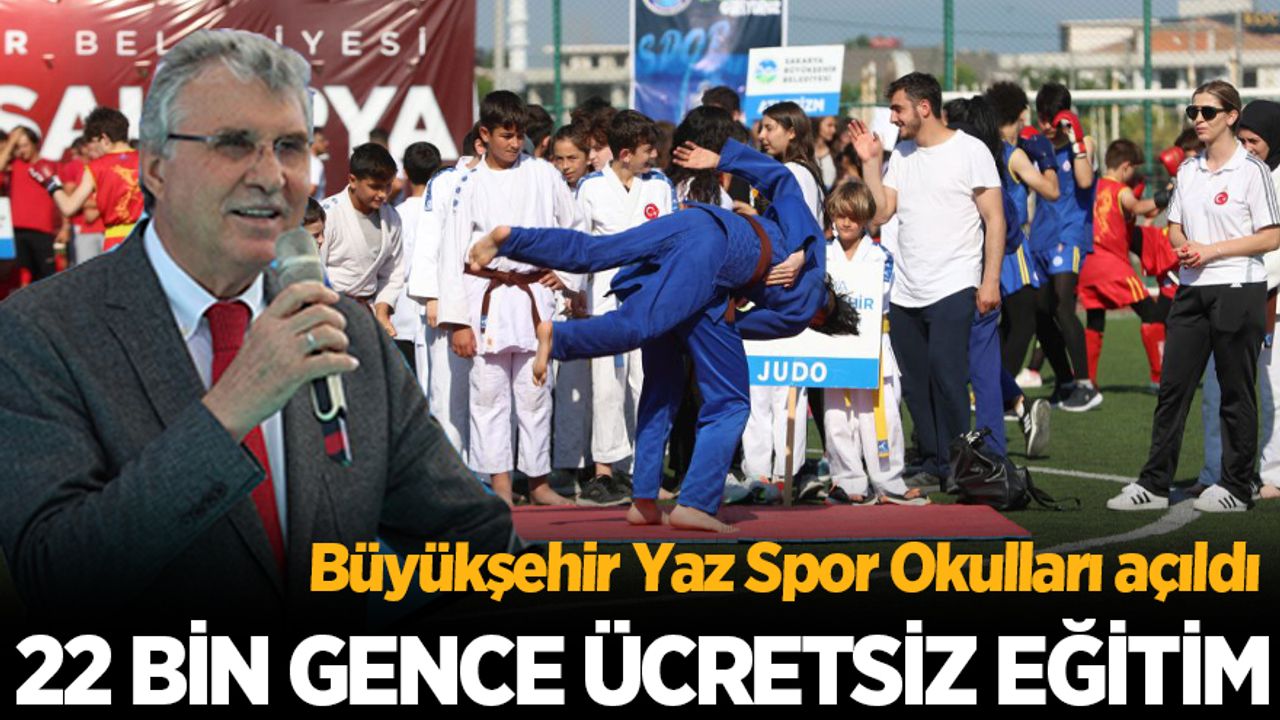 Büyükşehir Yaz Spor Okulları açıldı