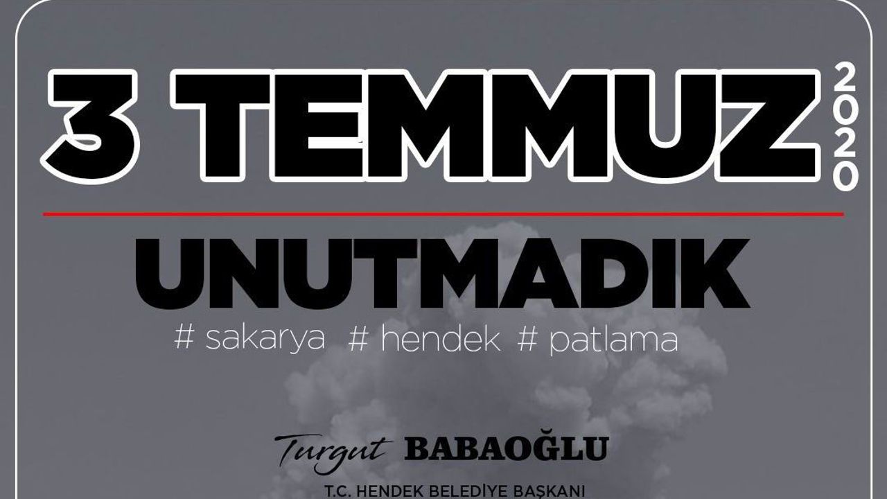 Turgut Babaoğlu:  Unutamıyoruz