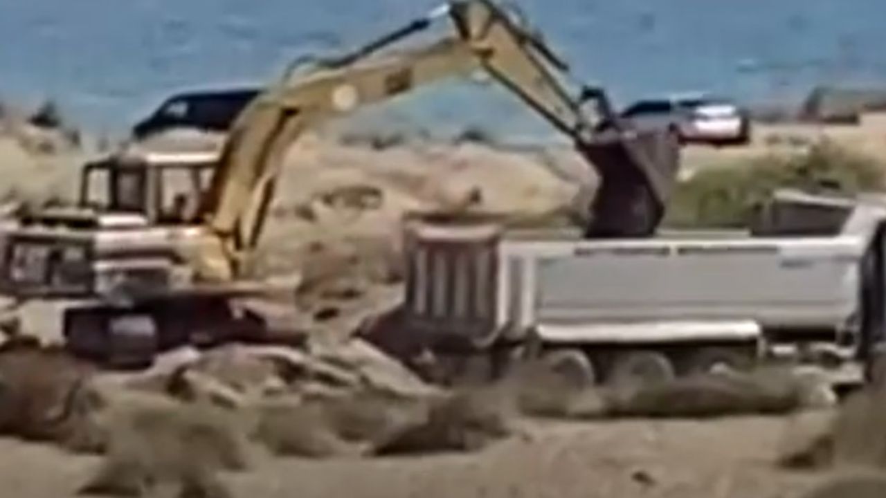Kaynarca'da 'sahilden izinsiz kum alınıyor' iddiası