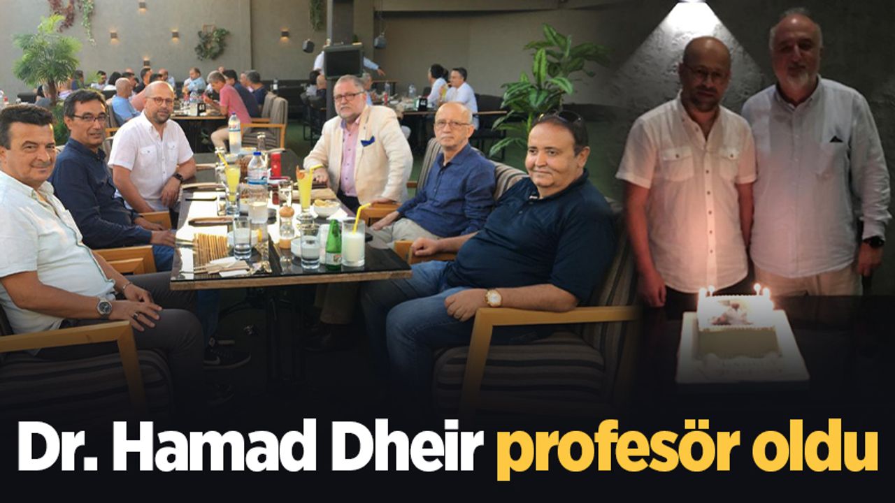Dr. Hamad Dheir profesör oldu