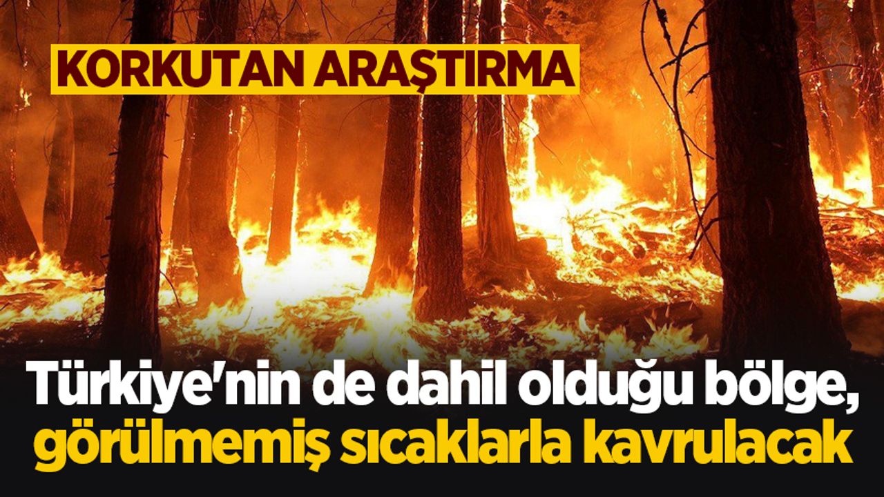 Korkutan rapor: Türkiye dahil tüm bölge görülmemiş sıcaklarla kavrulacak