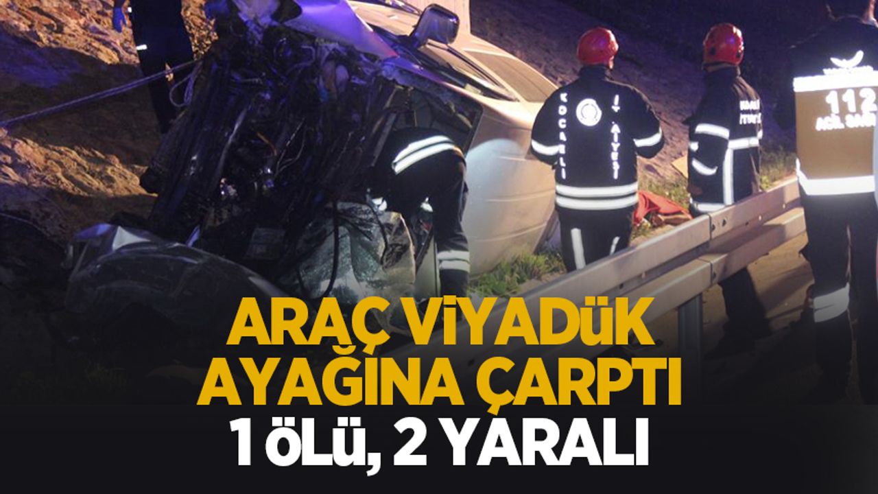 Kuzey Marmara Otoyolu'nda kaza: 1 ölü, 1 yaralı
