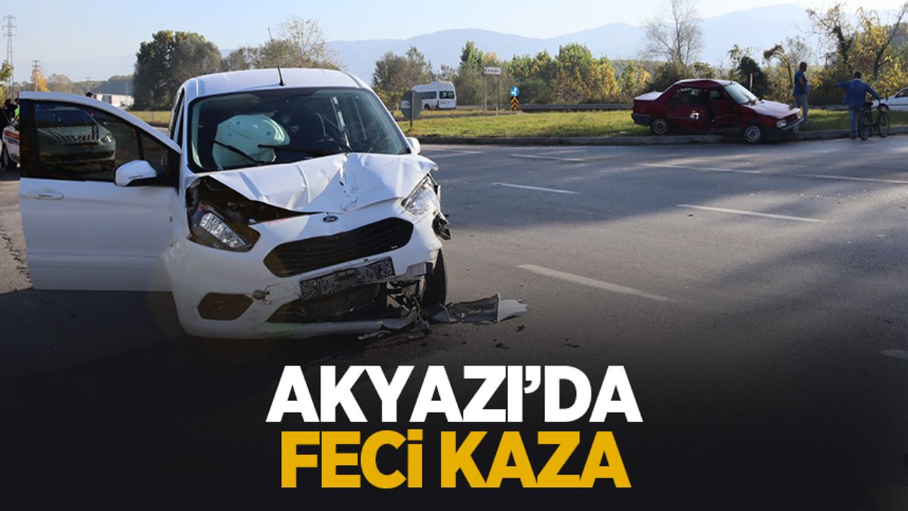 Akyazı'da kaza: 4 yaralı