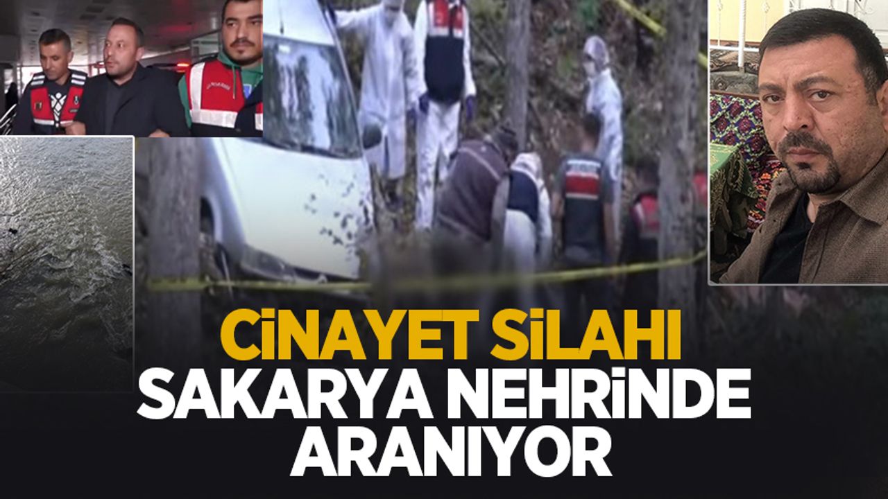 Erdal Sakız cinayetinde kullanılan suç aleti Sakarya Nehri’nde arandı