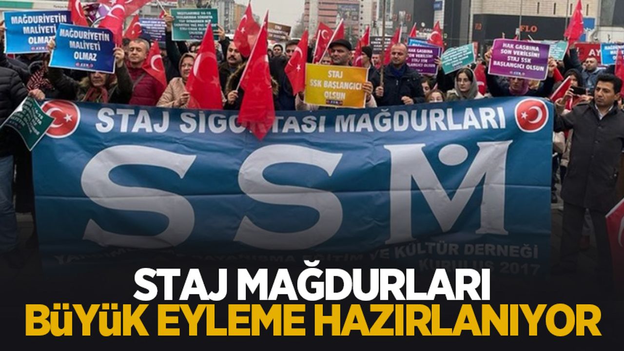 Binlerce staj mağduru İstanbul'da toplanıyor