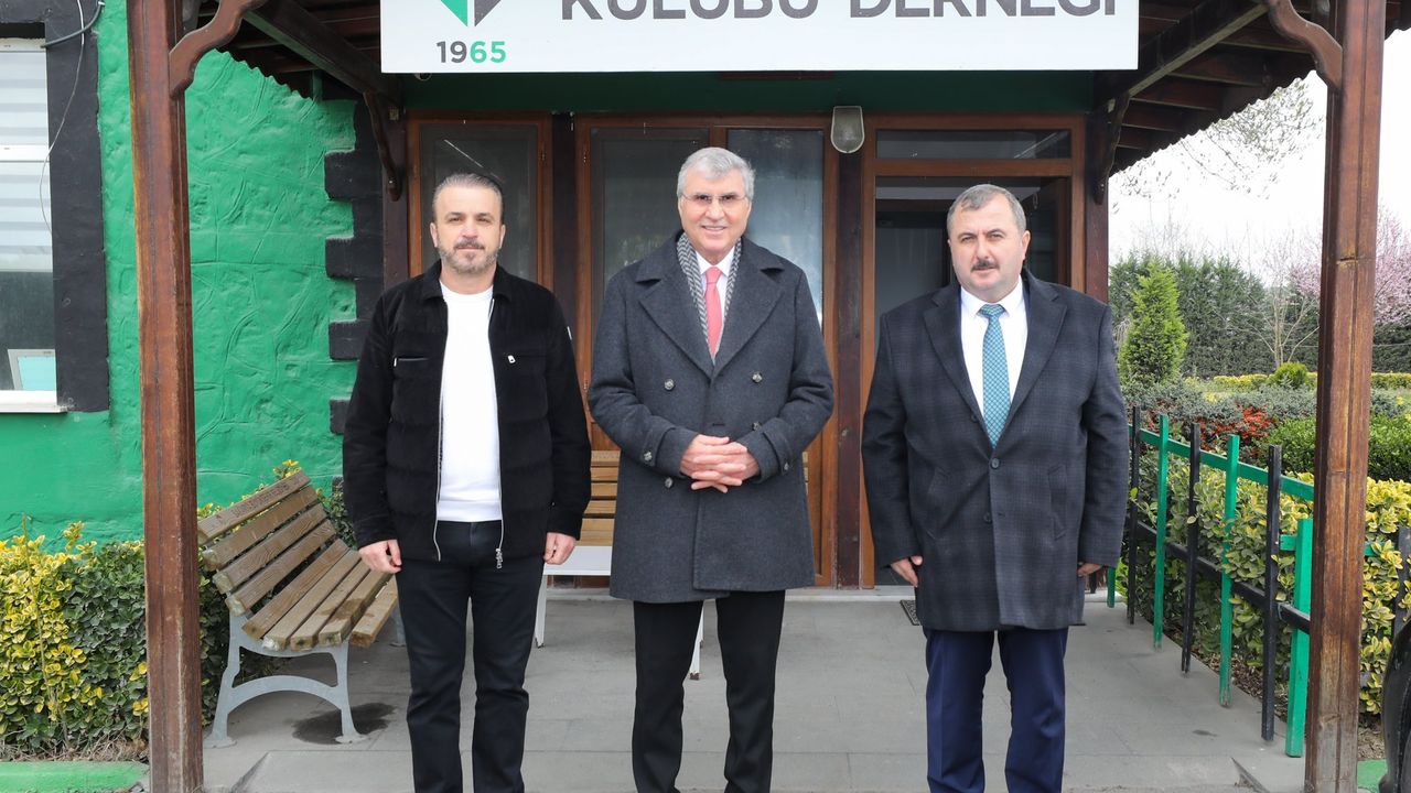 Başkan Ekrem Yüce'den Sakaryaspor'a ziyaret