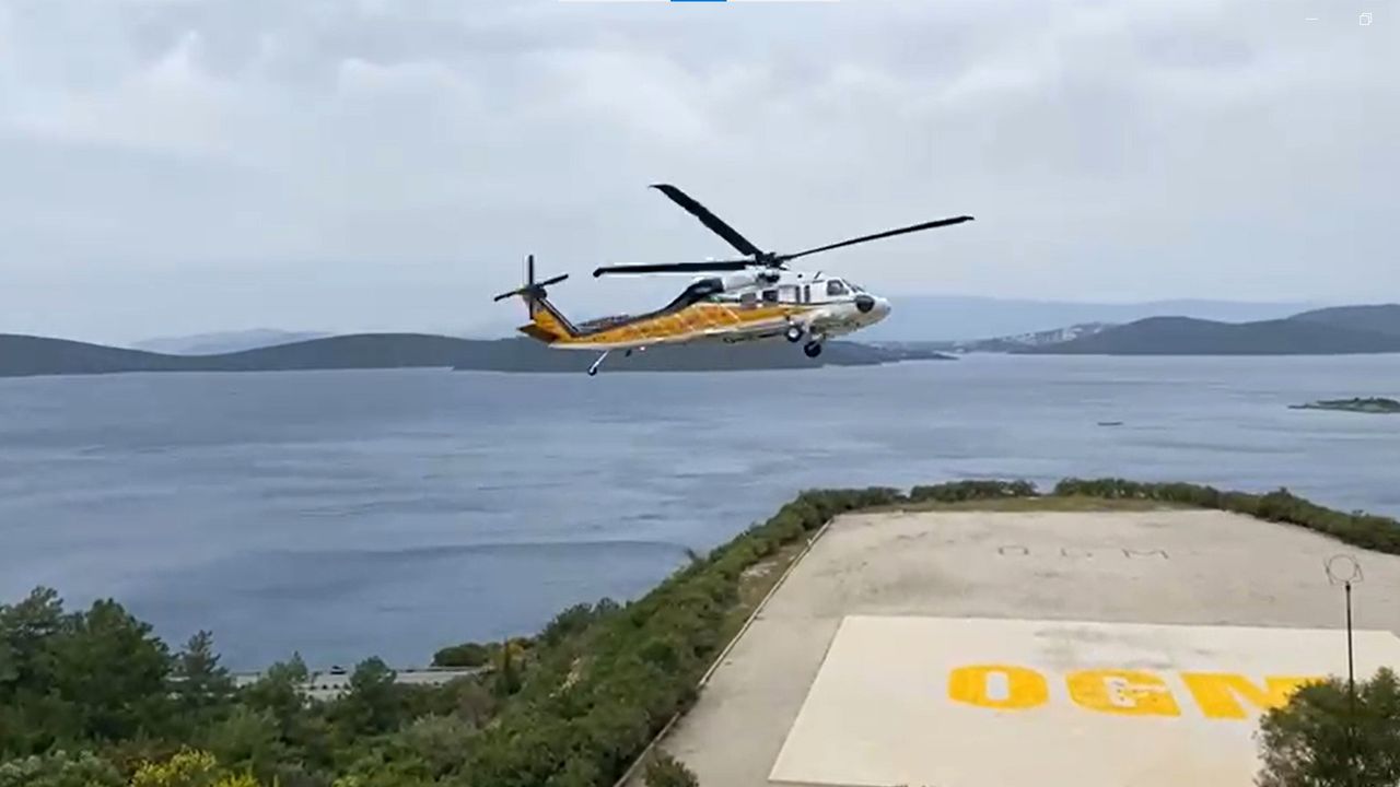 Orman yangınlarında kullanılacak Sikorsky test uçuşlarına başladı