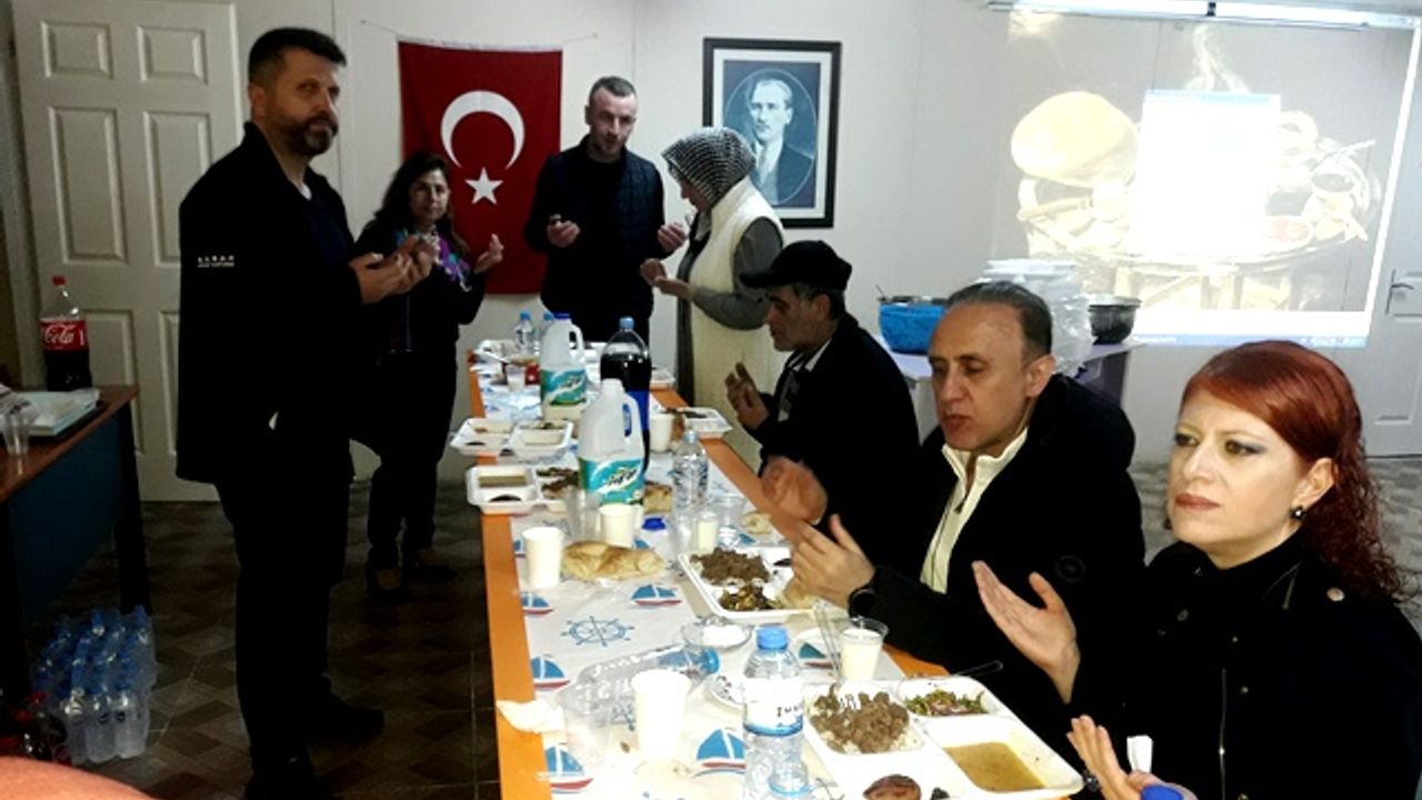 S.A.B.A.H. Derneği Başkanı Durgut, dernek üyelerine iftar verdi
