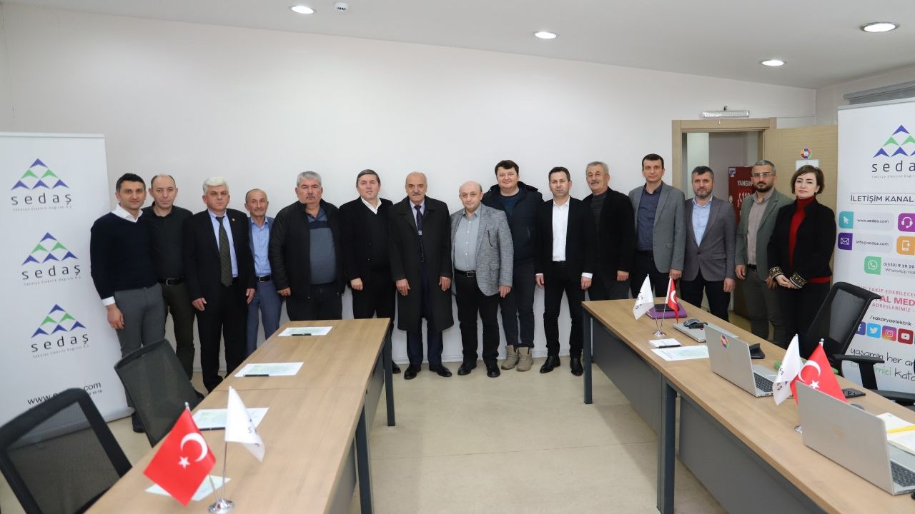 SEDAŞ'ın Düzce Muhtar Dernek Başkanları ile etkin iletişim buluşması