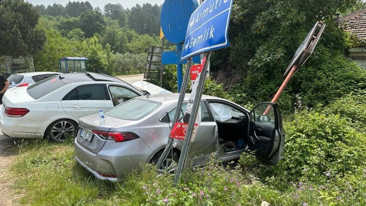 Yalova’da trafik kazası: 2 yaralı