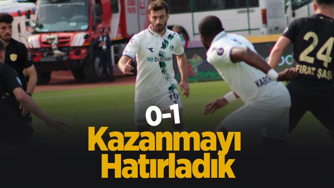 Erzurumspor 0 Sakaryaspor 1