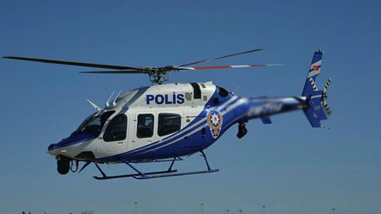 Sakarya'da helikopterli trafik denetimi