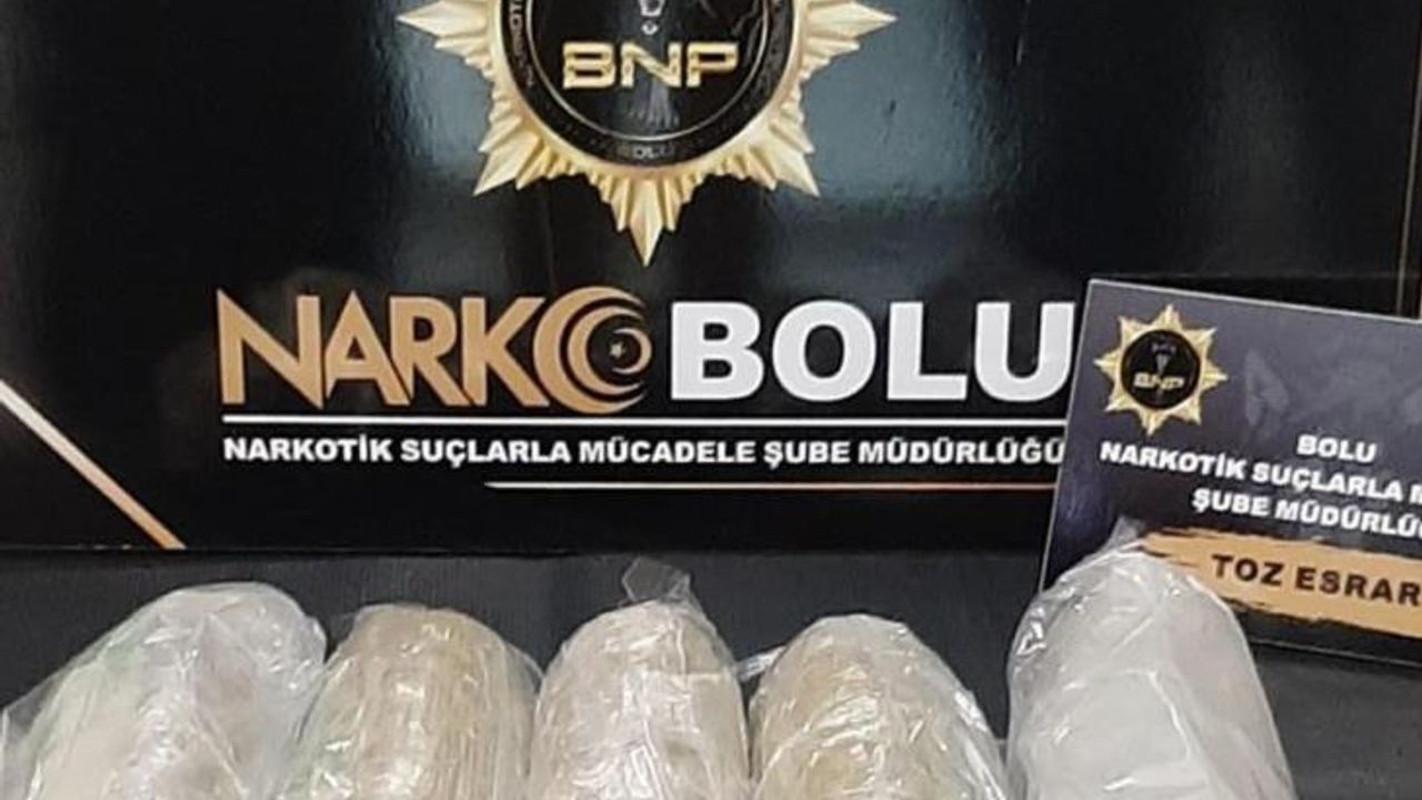 Bolu'da 5 kilogram uyuşturucu ele geçirildi, çete çökertildi