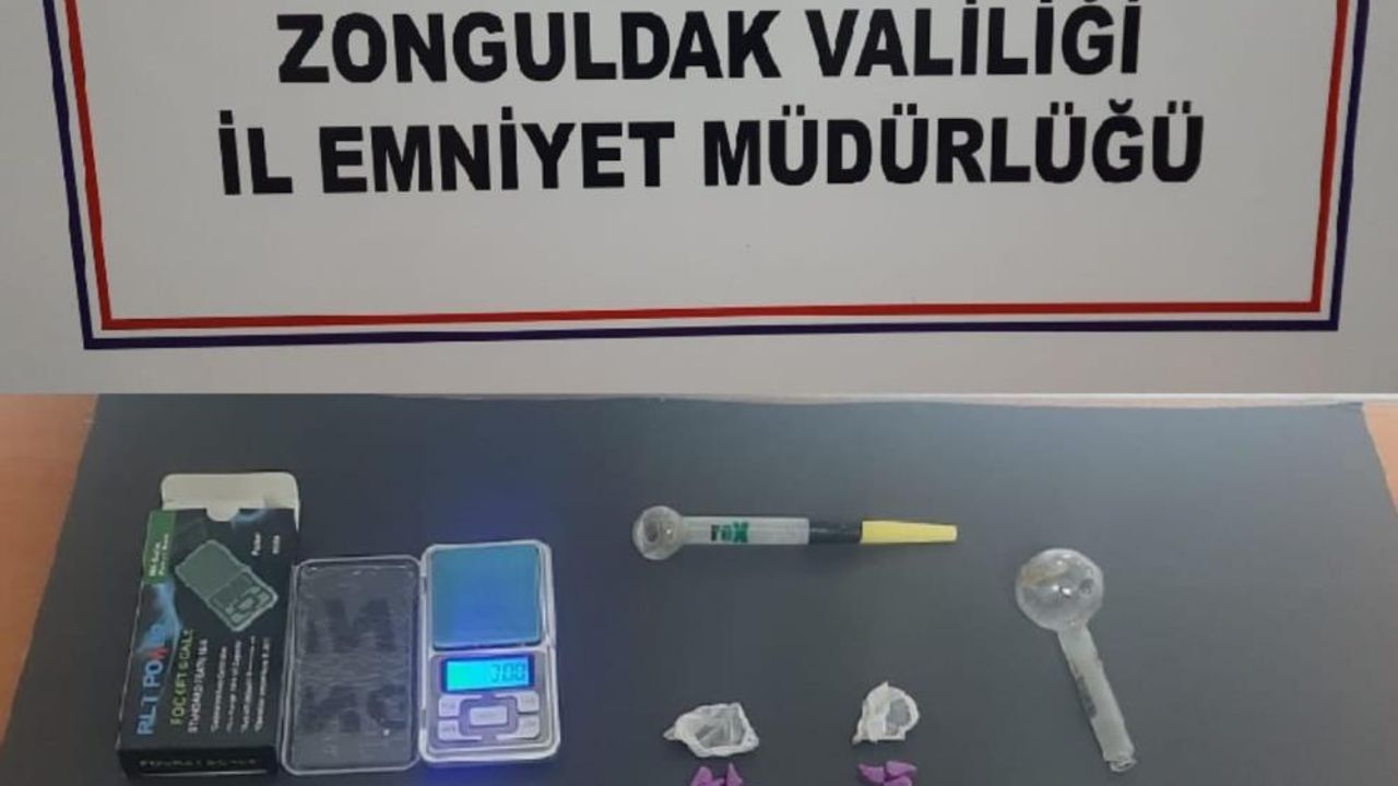 Zonguldak'ta uyuşturucu operasyonu: 1 tutuklu