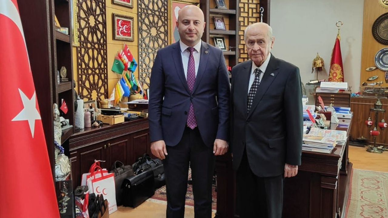 MHP İl Başkanı Alkaş'tan Devlet Bahçeli'ye ziyaret