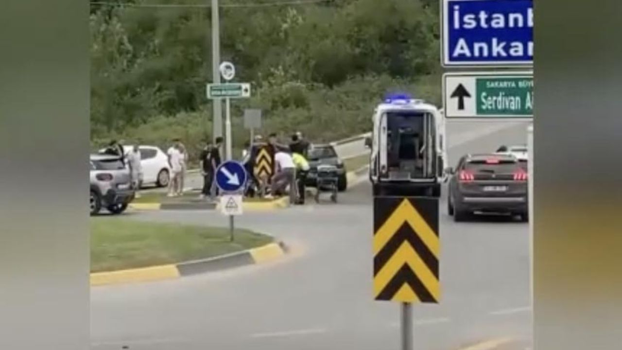 Serdivan'da trafik kazası