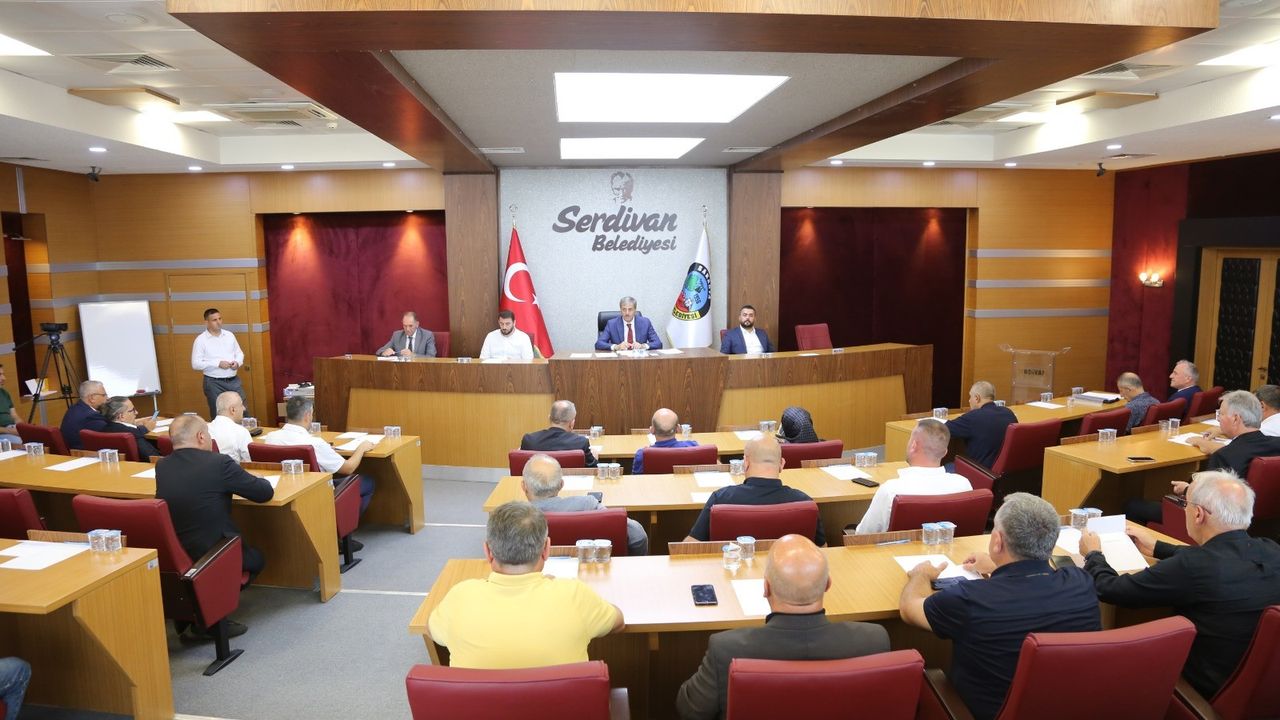 Serdivan Belediyesi Eylül ayı olağan meclisi toplandı