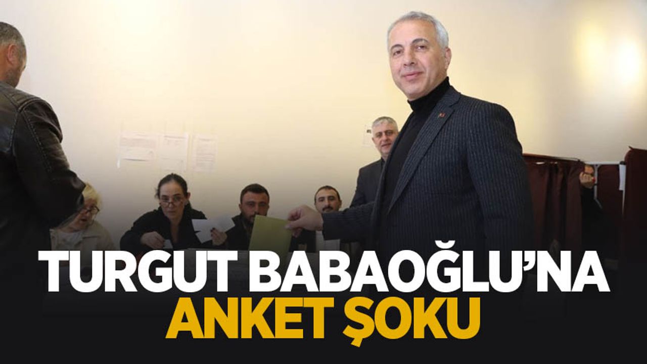 Turgut Babaoğlu'na Hendek'te anket şoku! 