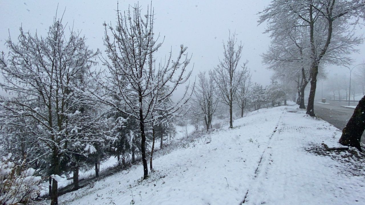 Düzce’de 26 köy yolu kar nedeniyle kapalı
