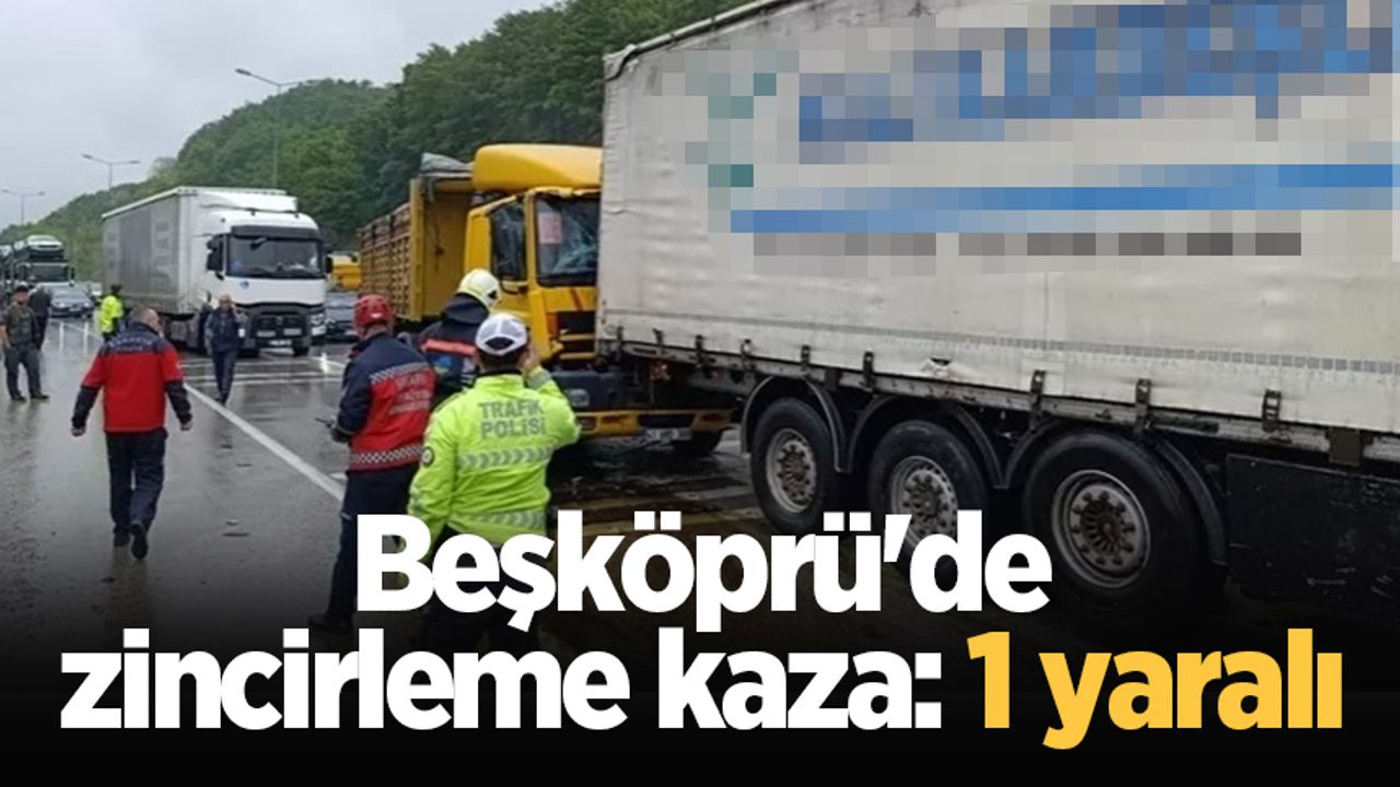 Beşköprü'de zincirleme trafik kazası: 1 kişi yaralandı