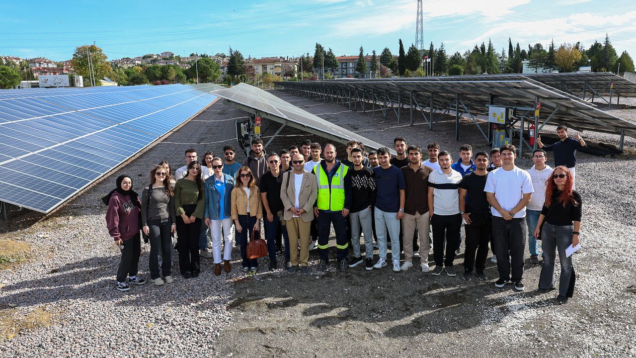Geleceğin enerji uzmanları SASKİ’nin elektrik üretim tesislerini inceledi
