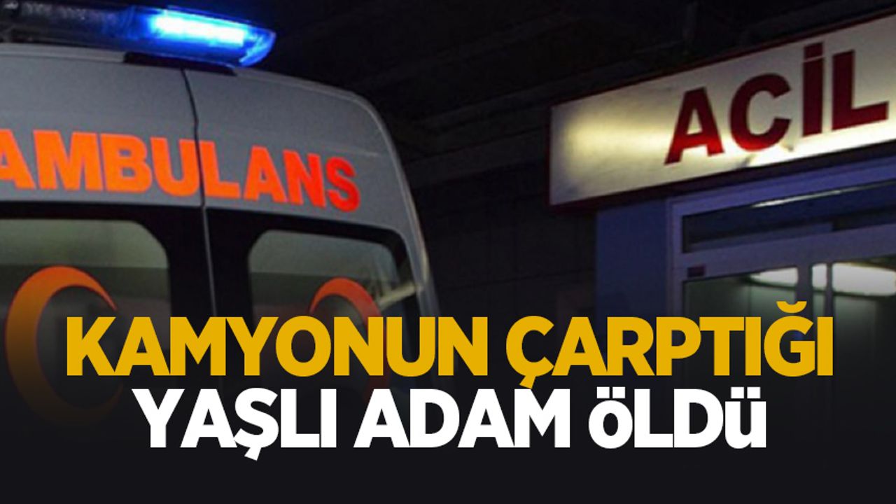 Feci kaza; Yaşlı adam hayatını kaybetti