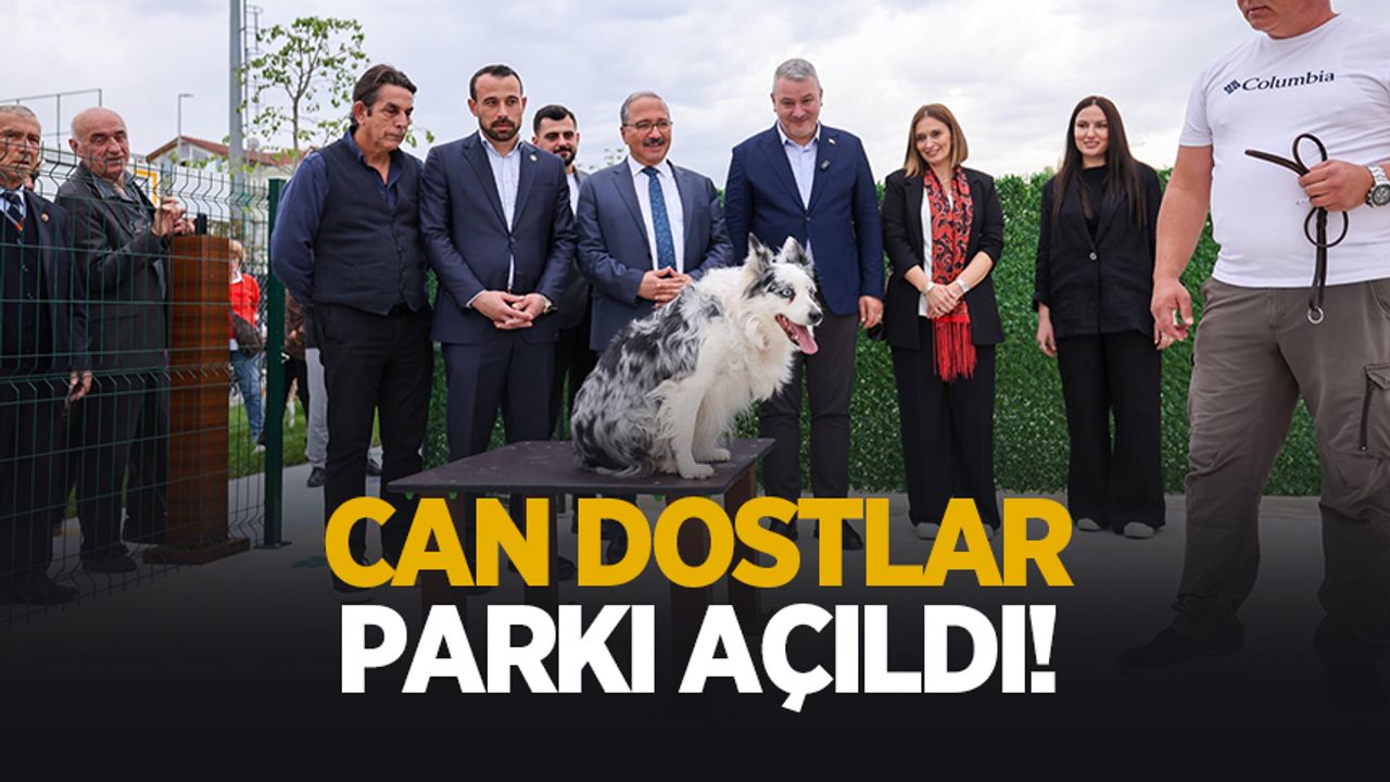 Serdivan Can Dostlar Parkı törenle açıldı