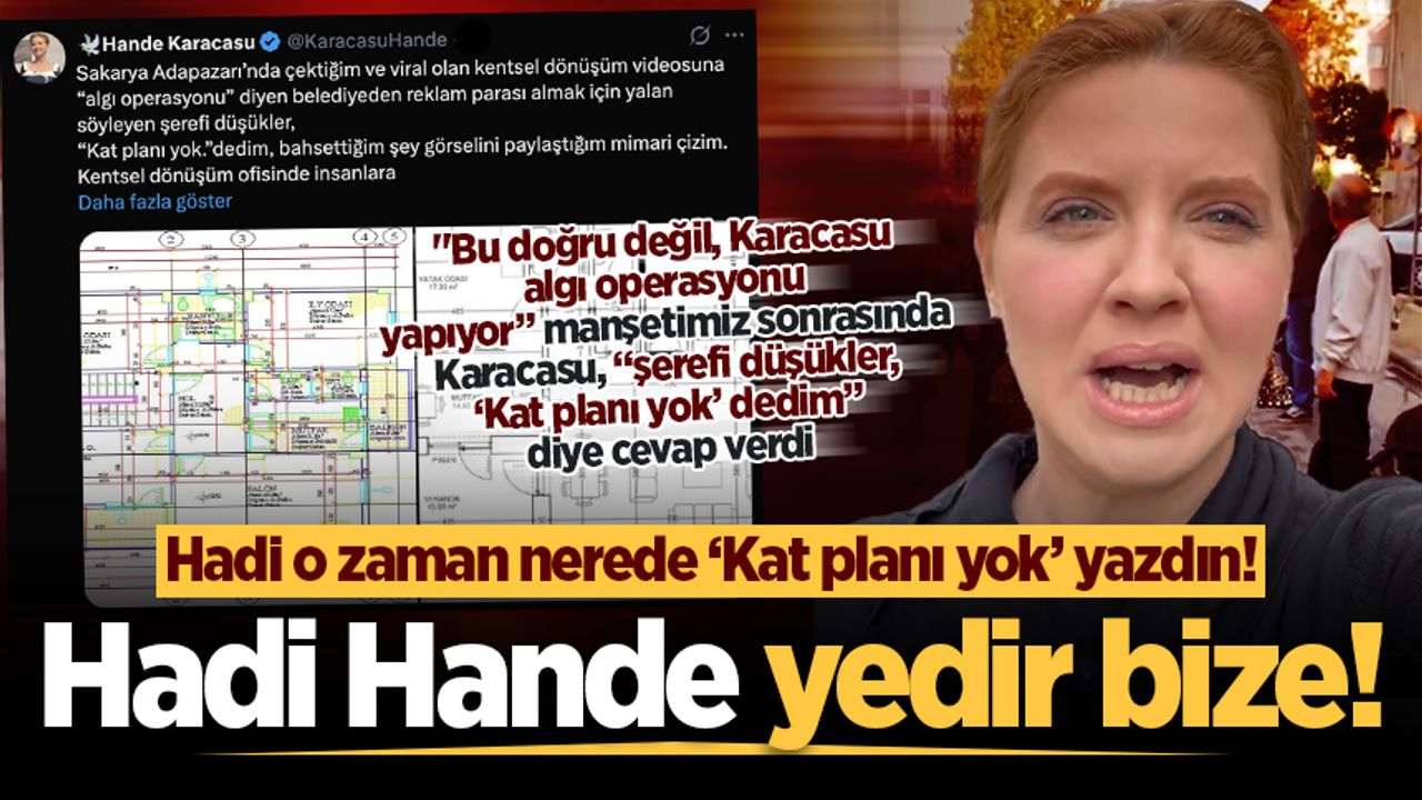 Hadi Hande yedir bize!