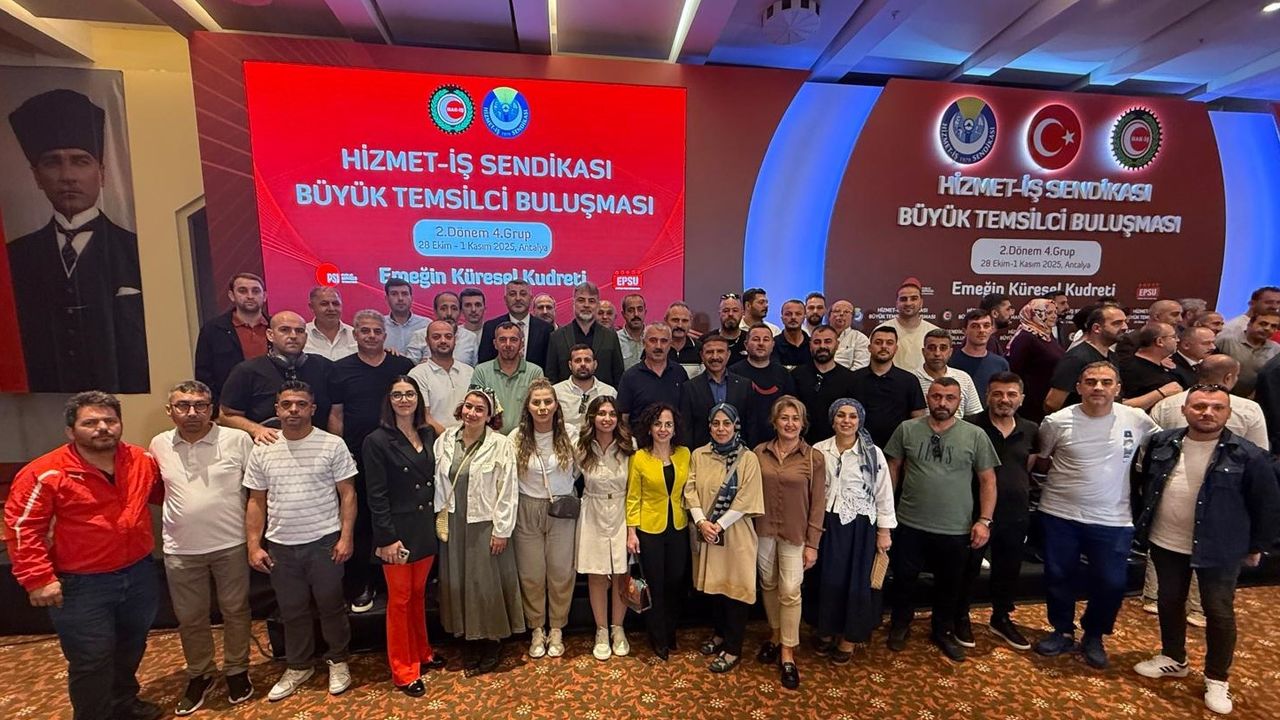 Hizmet-İş Sendikası büyük büyük temsilci eğitiminde buluştu
