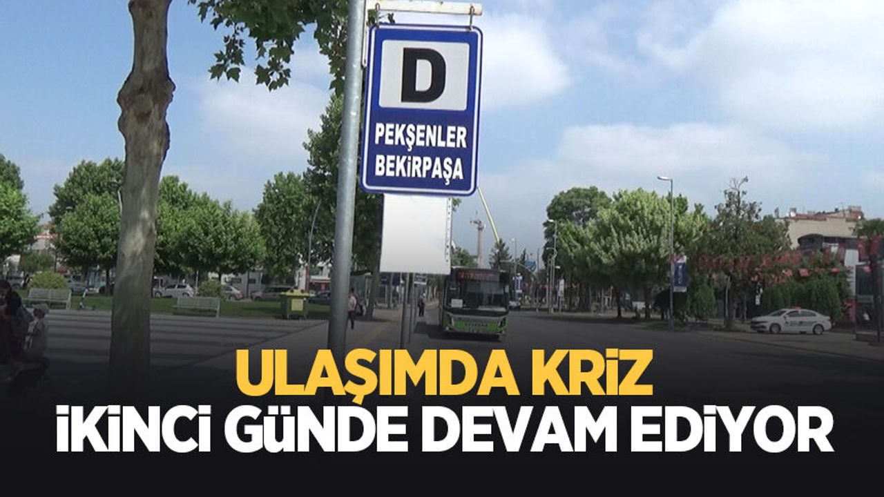 Sakarya'da Ulaşım Kilidi: Vatandaş İsyan Etti