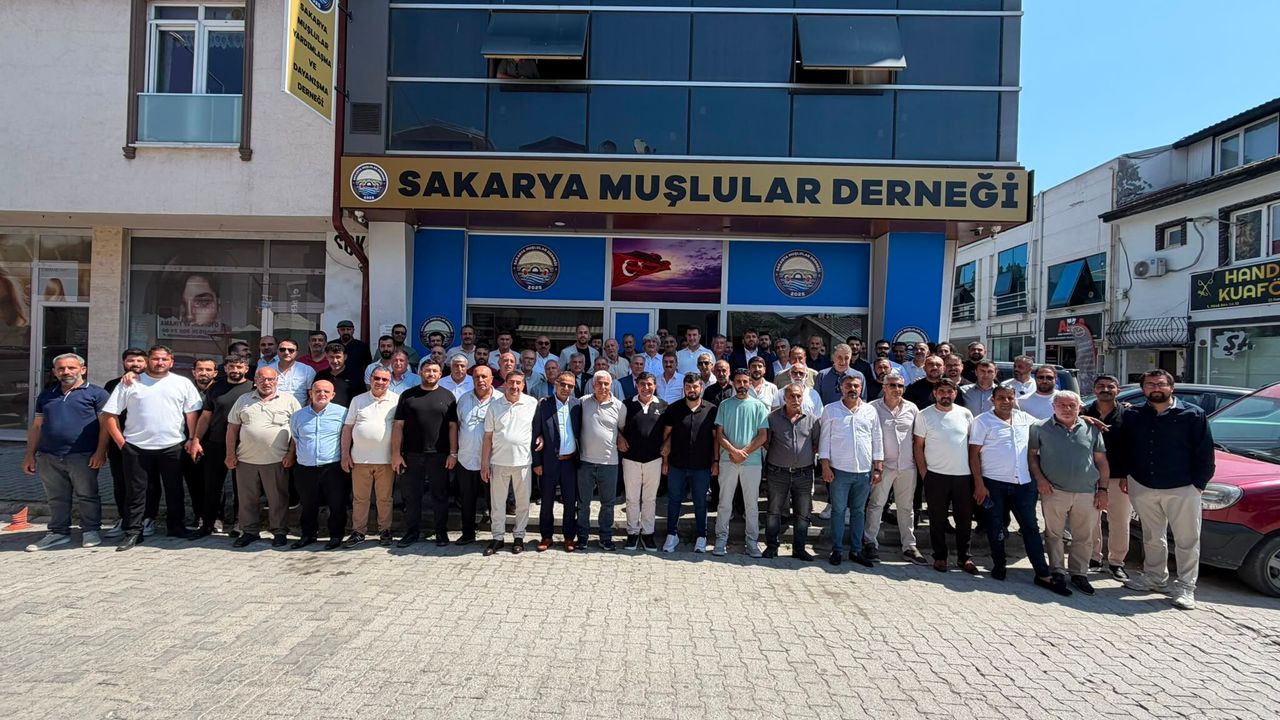 Sakarya Muşlular Derneği’nde Saydam güven tazeledi