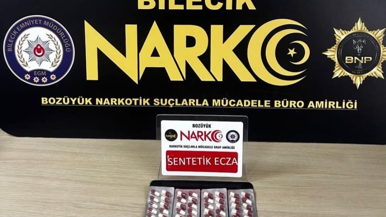Bilecik'te bir araç ve 2 şahıs üzerinde yapılan ar