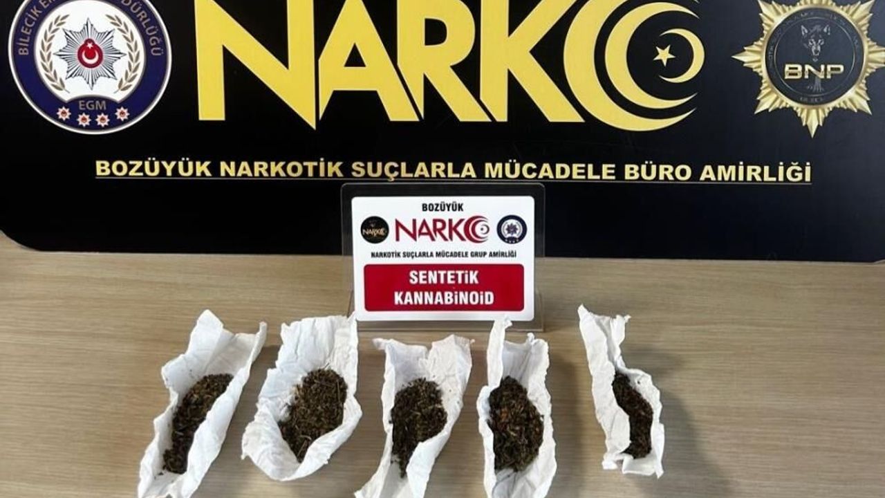 Bilecik'te bir şahsın üzerinde bonzai ele geçirildi