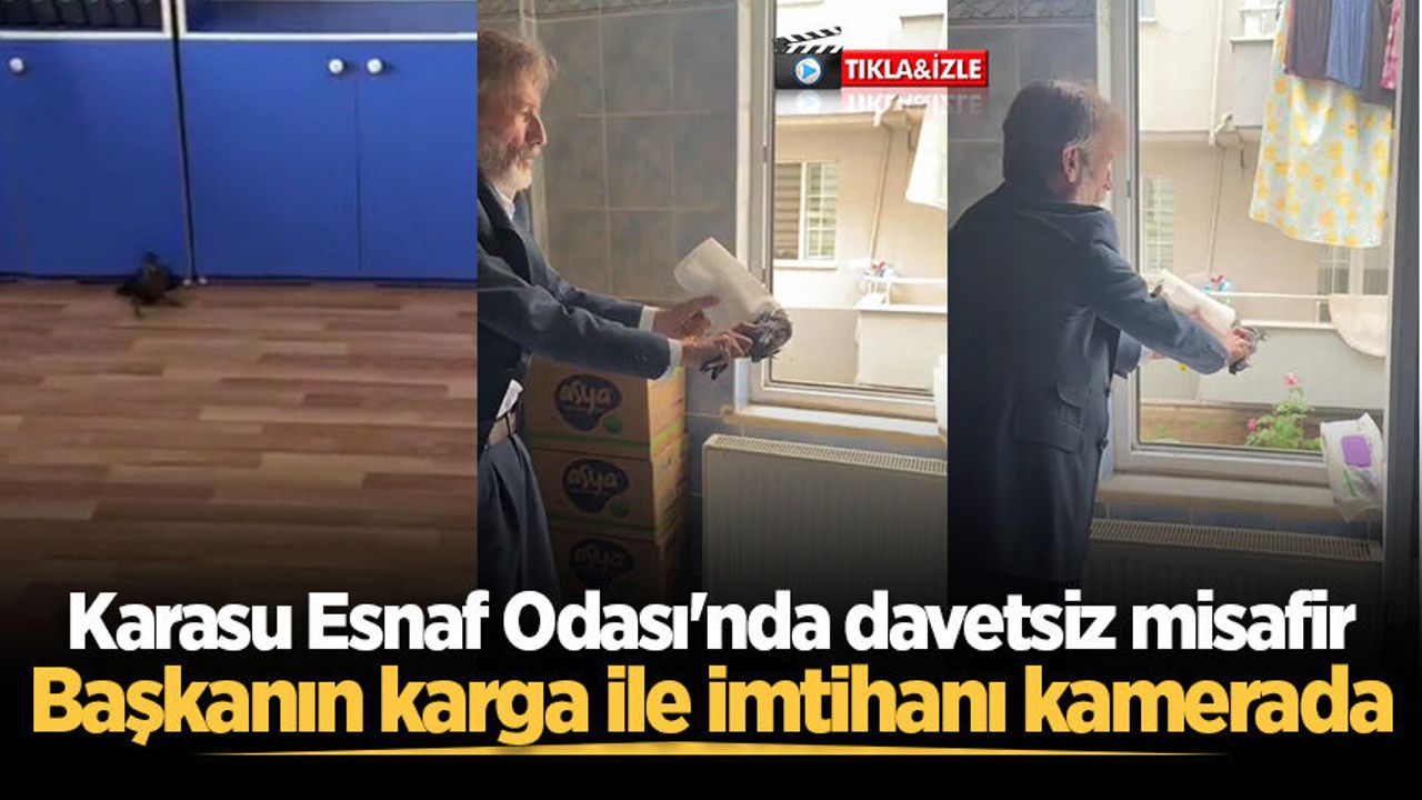 Karasu Esnaf Odası'nda davetsiz misafir: Başkanın 