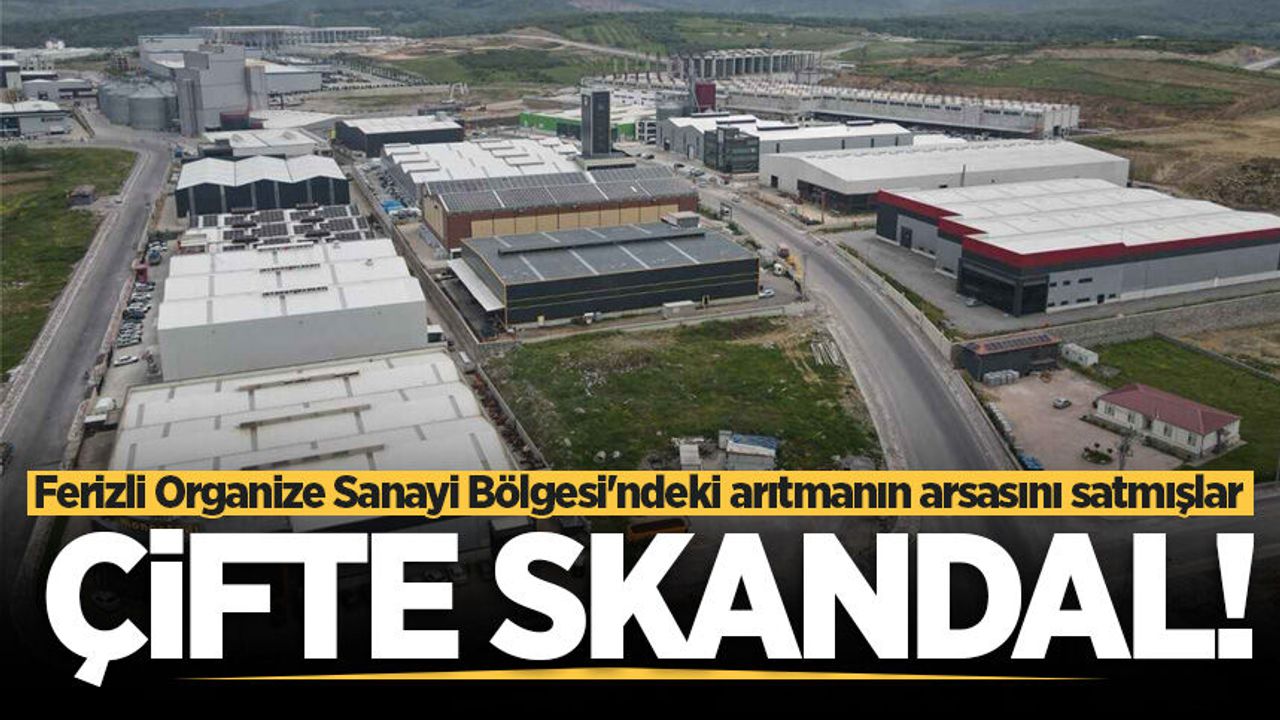 Ferizli Organize Sanayi Bölgesi'ndeki arıtmanın ar