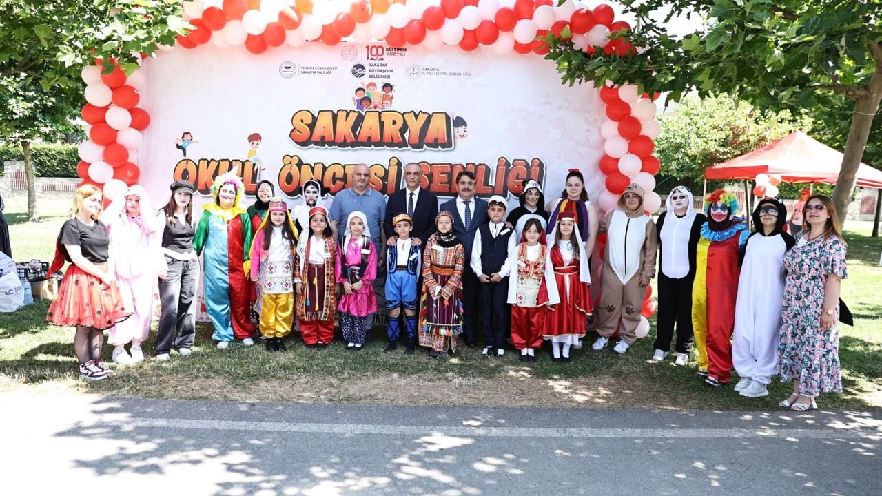 Sakarya’da Okul Öncesi Şenliği yoğun katılımla ger