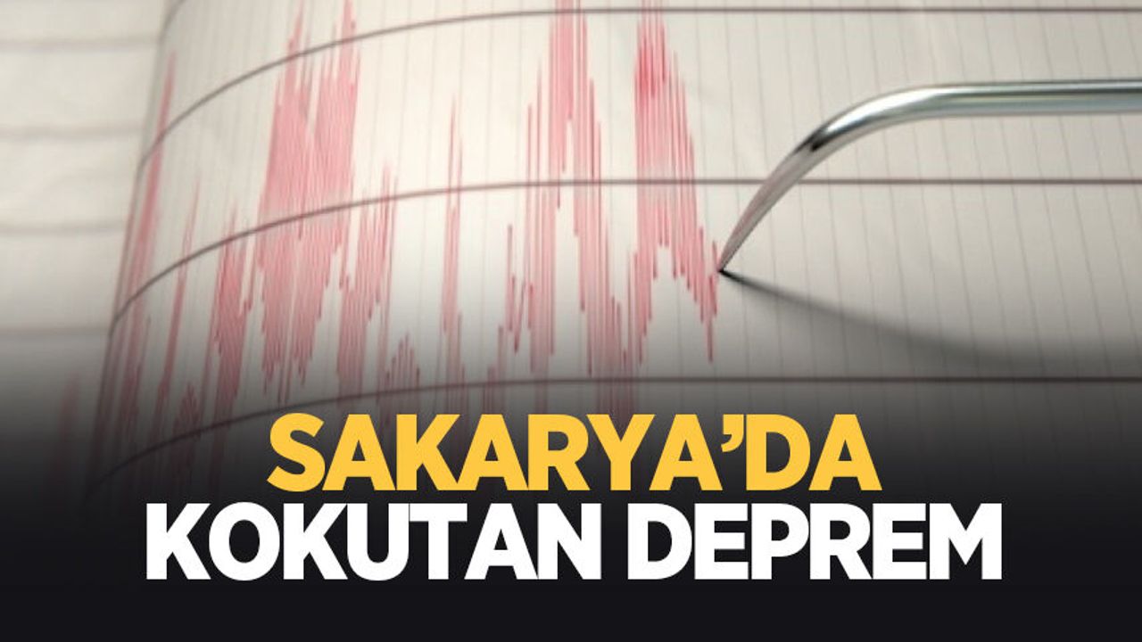 Sakarya'da hafif şiddetli deprem