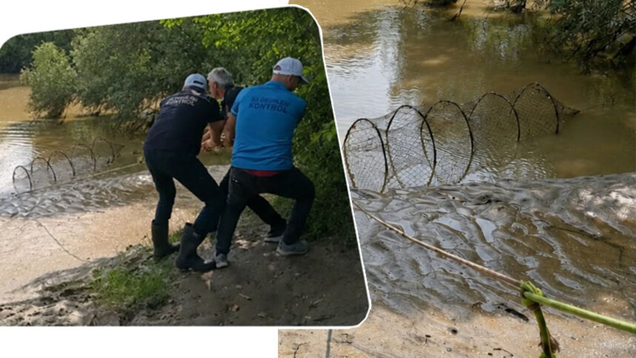 Sakarya Nehri’nde kaçak avcılara suçüstü!
