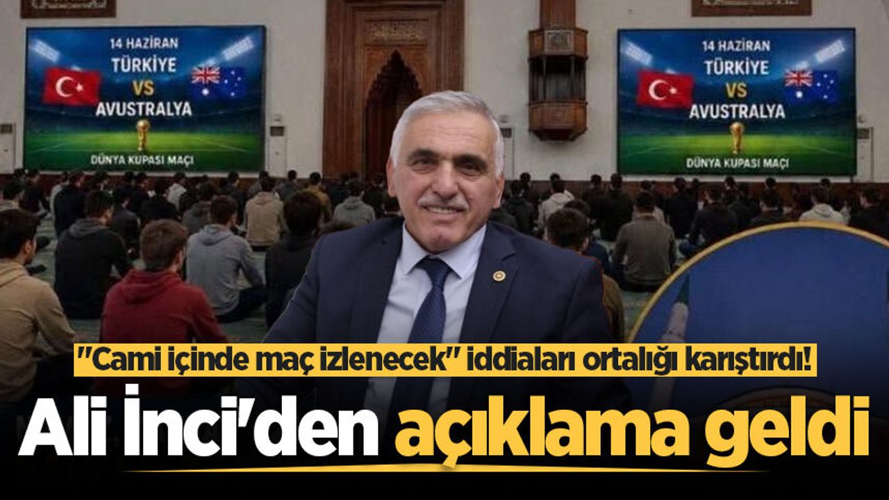 Hendek'te "Cami içinde maç izlenecek" iddiaları ortalığı kar