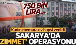 Sakarya'da zimmet operasyonu! Kadın memura ev hapsi verildi