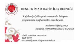 İmam Hatipliler mezunlar gününde bir araya geliyor 