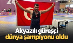 Akyazılı güreşçi Ömer Saner dünya şampiyonu oldu