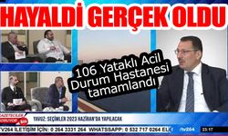 Hayaldi gerçek oldu;  106 Yataklı Acil Durum Hastanesi tamamlandı