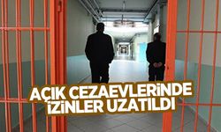 Açık cezaevlerindeki izinler 2023'e kadar uzatıldı