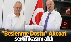 "Beslenme Dostu" Akcoat, sertifikasını aldı