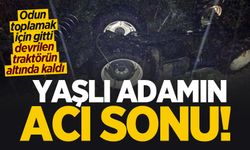 Yaşlı adamın acı sonu! Devrilen traktörün altında kaldı